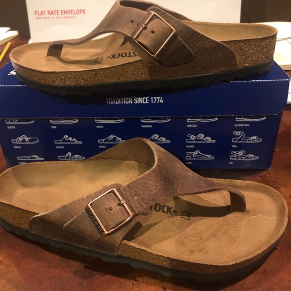 Birkenstock Shoes - Birkenstock Como tobacco brown 9 medium new